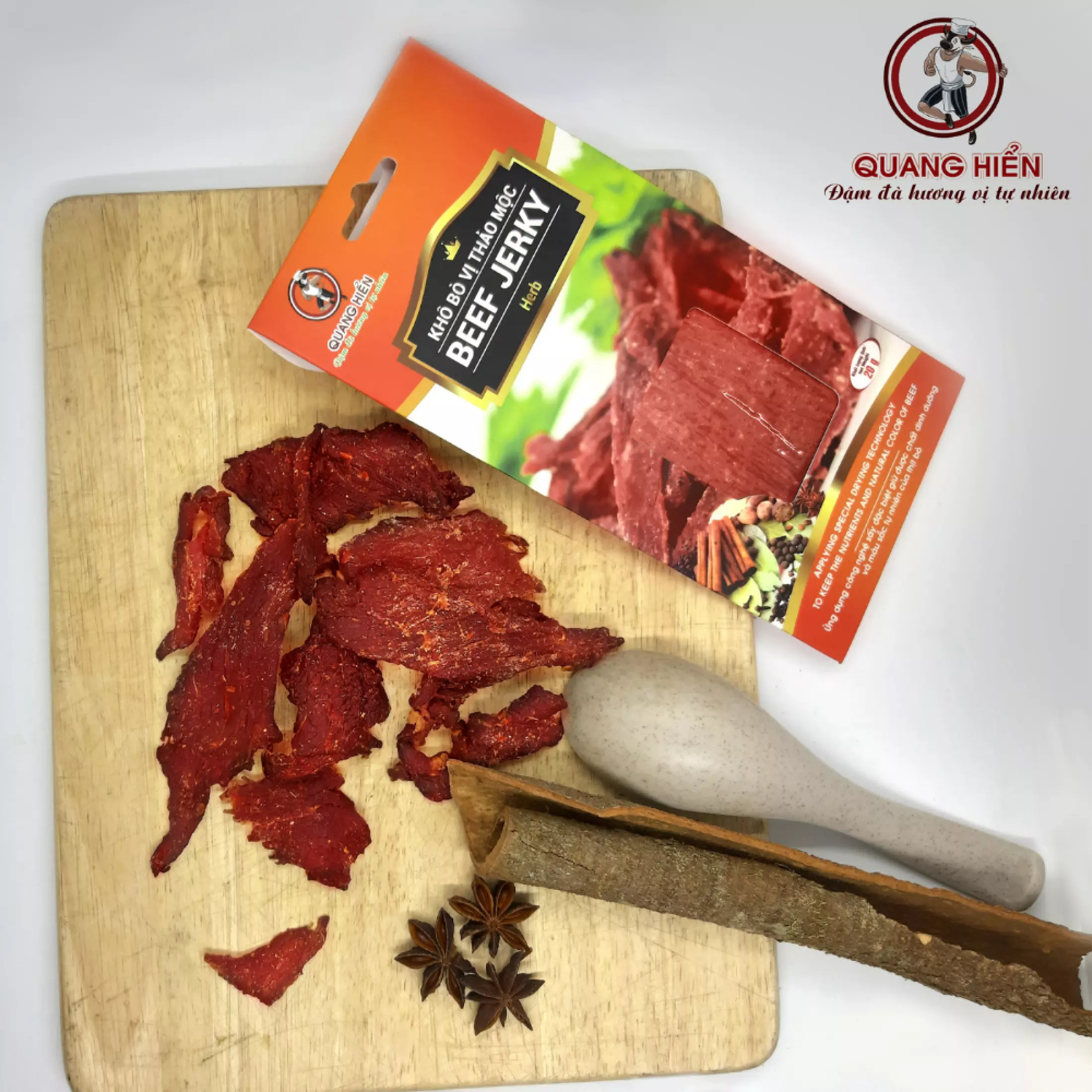 Khô bò xông thảo mộc