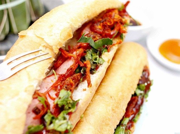 Bánh mì thịt khô bò ngon