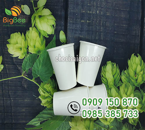 Ly giấy trắng có nắp 14oz sỉ rẻ tại TP.HCM