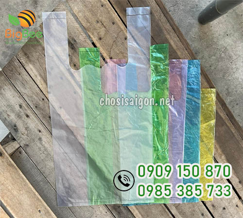 Túi xốp bóng mỡ màu đẹp, bền, dai giá sỉ rẻ