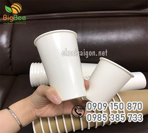 Ly giấy trắng 4oz - 12oz giá sỉ rẻ toàn quốc