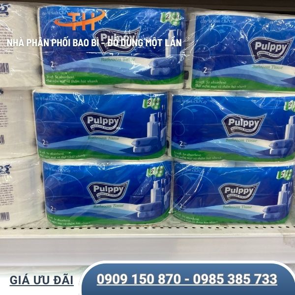 Giấy vệ sinh cao cấp Pulppy