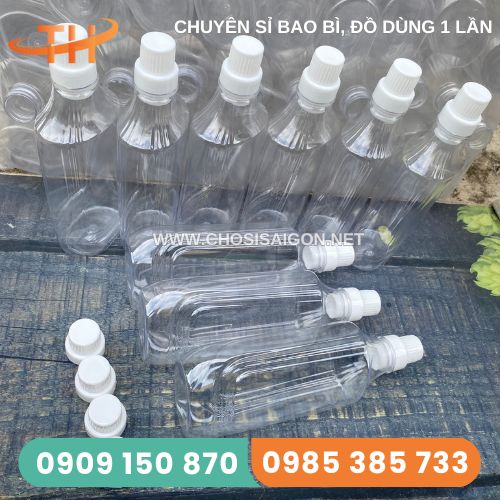 Chai nhựa đựng nước lau sàn dày dặn, cứng cáp