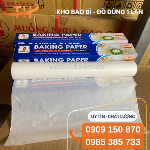 Giấy nến không thấm dầu an toàn, chất lượng tốt sỉ rẻ