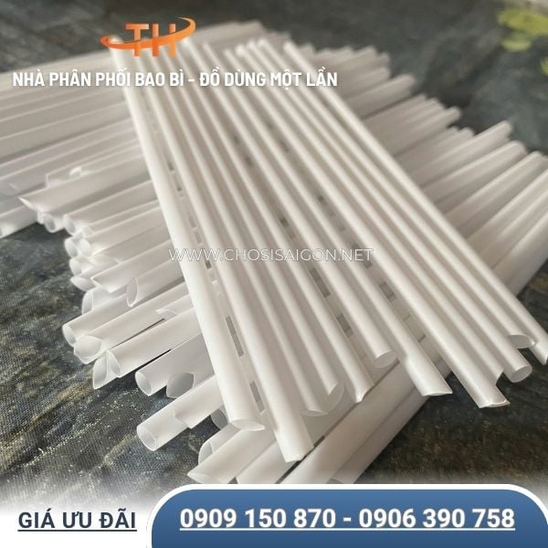 Ống hút nhựa cafe phi 6