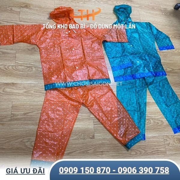 Áo mưa bộ dành cho trẻ em, người lớn