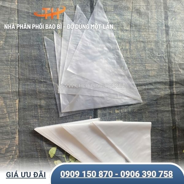 Túi bắt kem hình tam giác dẻo dai, bền chắc