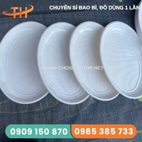 Dĩa nhựa hột xoài