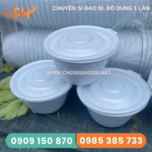 Tô xốp đựng cháo, bún, phở