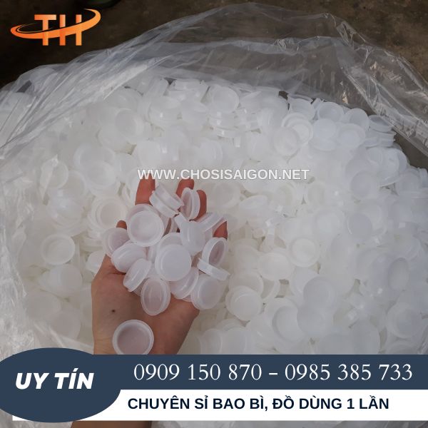 Nắp nhựa chống tràn chai nhựa đựng tương giá rẻ