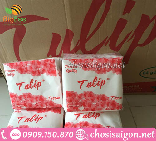 Khăn giấy vuông Tulip sỉ rẻ toàn quốc