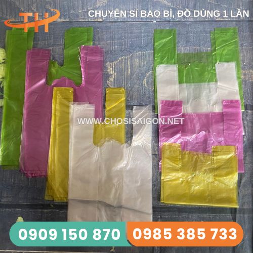 Túi xốp bóng mỡ đủ màu, đủ size giá sỉ