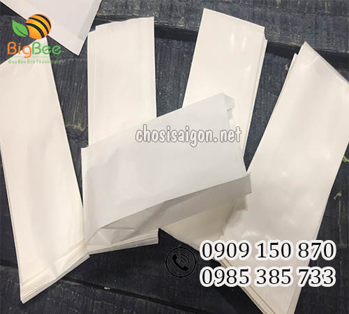 Túi giấy bánh mì màu trắng giá sỉ rẻ