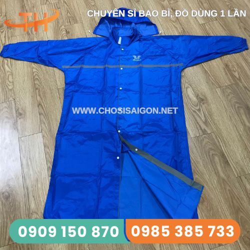 Áo mưa măng tô vải cao cấp