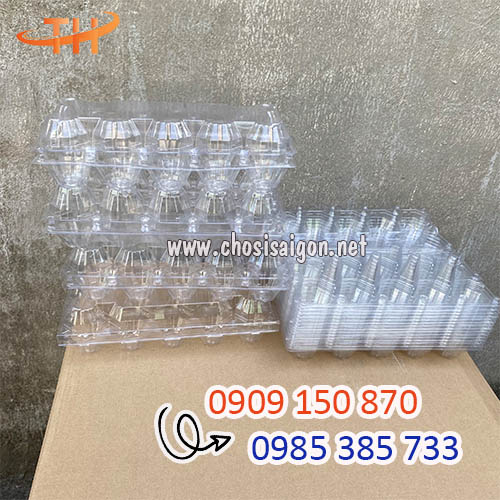 Giao sỉ tận nơi vỉ nhựa đựng trứng 10 quả