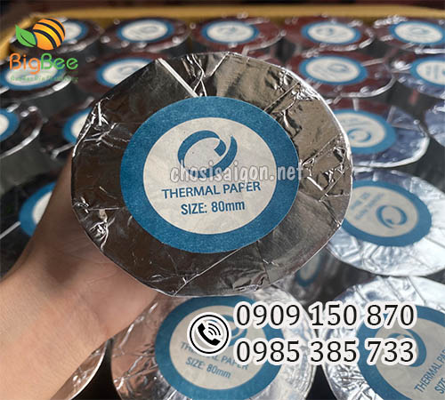 Giấy in nhiệt K80x80 50 cuộn/thùng sỉ rẻ giá tốt