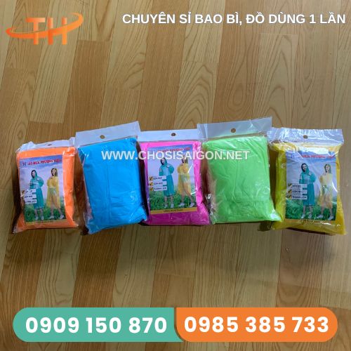 Áo mưa phương tiện trơn đủ màu