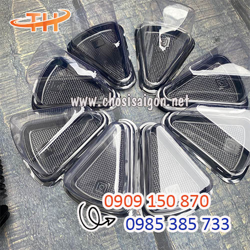 Hộp nhựa để đen đựng sandwich sỉ rẻ