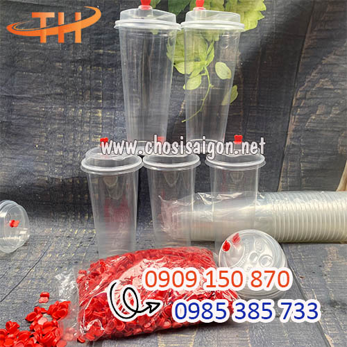 Ly nhựa 700ml nắp tim sỉ rẻ giao hàng nhanh