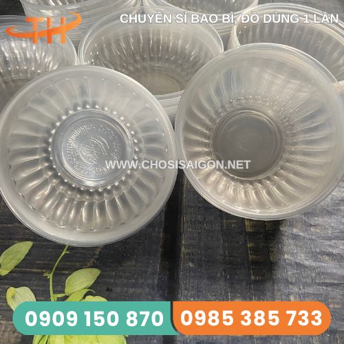 Tô nhựa PP không nắp đựng thức ăn giá sỉ rẻ