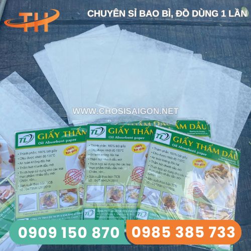 Giấy thấm dầu chất lượng tốt