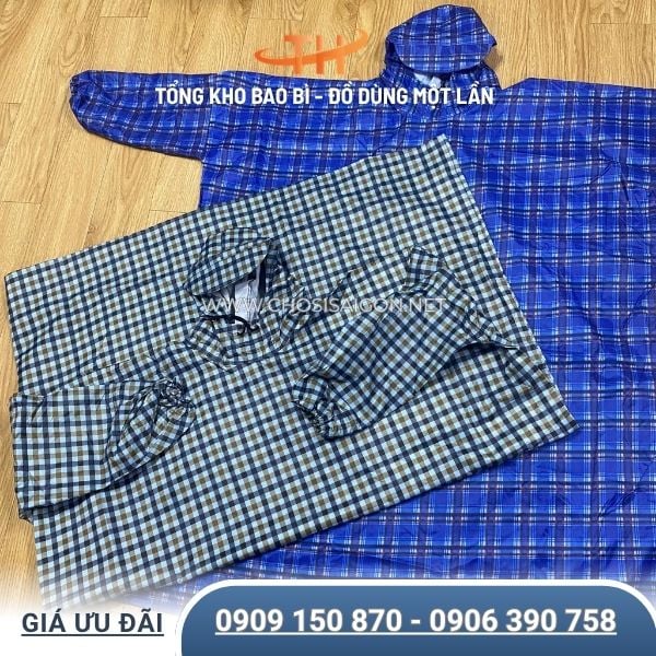 Áo mưa bít toàn thân rộng rãi, che chắn tốt