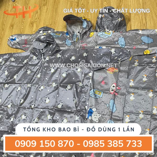 Áo mưa bít liền thân giá sỉ rẻ