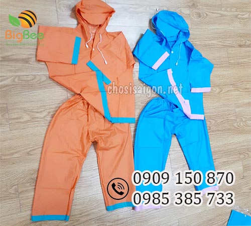 Áo mưa bộ trẻ em giá sỉ, giá rẻ, giá ưu đãi