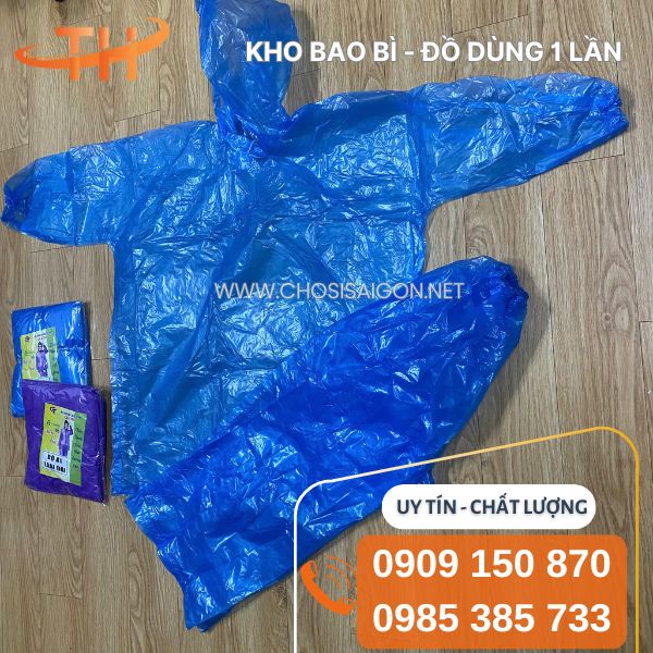 Áo mưa bộ chất liệu nilon giá rẻ