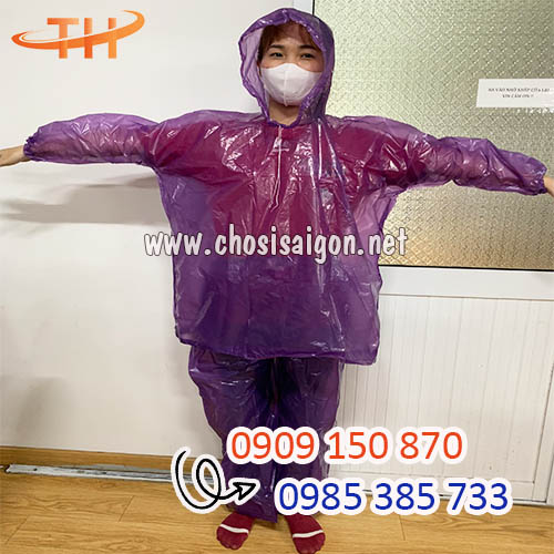 Áo mưa bộ nilon tiện lợi giá sỉ rẻ HCM