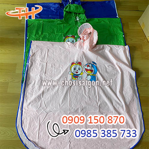 Áo mưa cánh dơi cho bé đủ màu giá sỉ rẻ