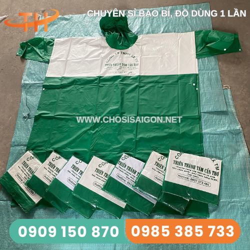 Áo mưa cánh dơi in logo theo yêu cầu