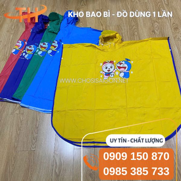 Áo mưa cánh dơi cho bé đủ màu giá siêu tốt