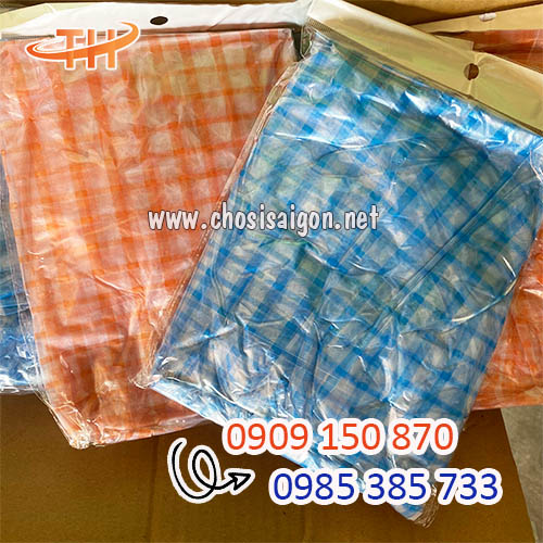 Áo mưa nilon sọc giá sỉ rẻ
