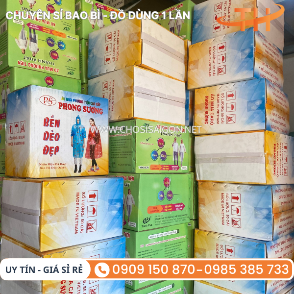 Áo mưa nilon 50 cái/thùng