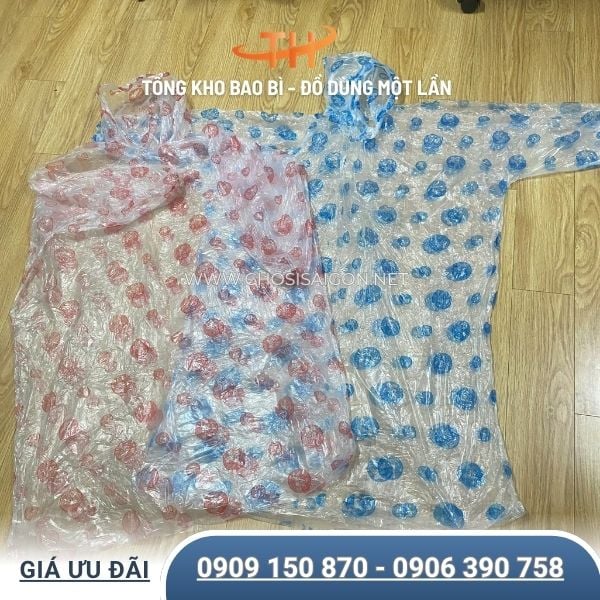 Áo mưa phương tiện, tiện lợi, nilon mặc 1 lần