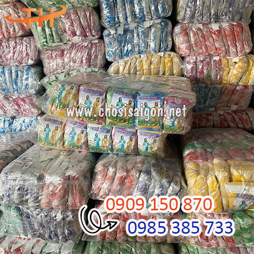 Áo mưa tiện lợi chấm bi giá tận xưởng TP.HCM