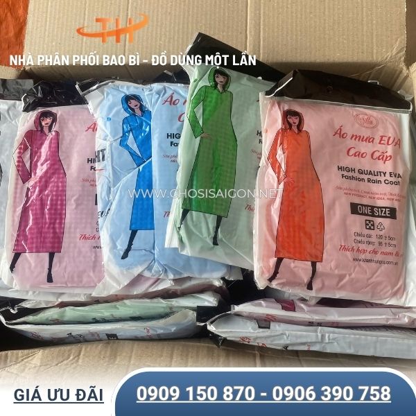 Áo mưa tiện lợi nhỏ gọn đủ màu