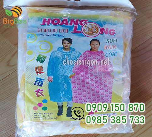 Áo mưa phương tiện chất liệu nilon mặc 1 lần giá tốt