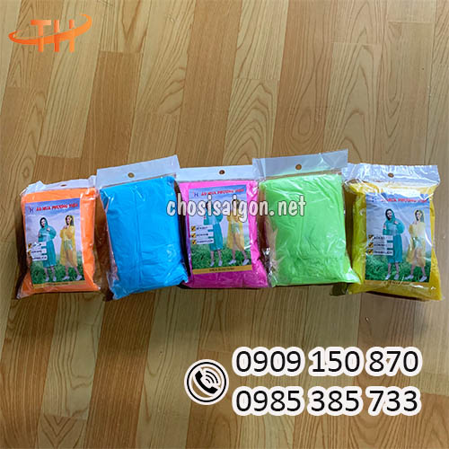 Áo mưa tiện lợi chất liệu nilon giá rẻ