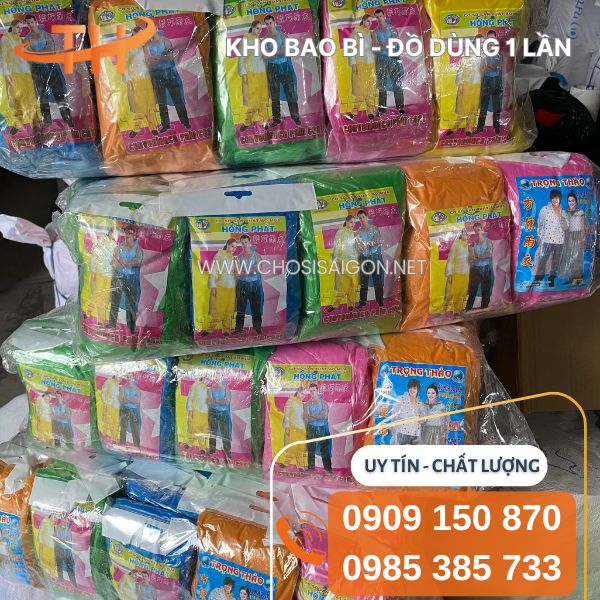 Áo mưa tiện lợi 50 cái/kiện giá sỉ rẻ