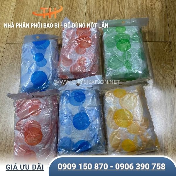 Áo mưa tiện lợi đi mưa mặc 1 lần