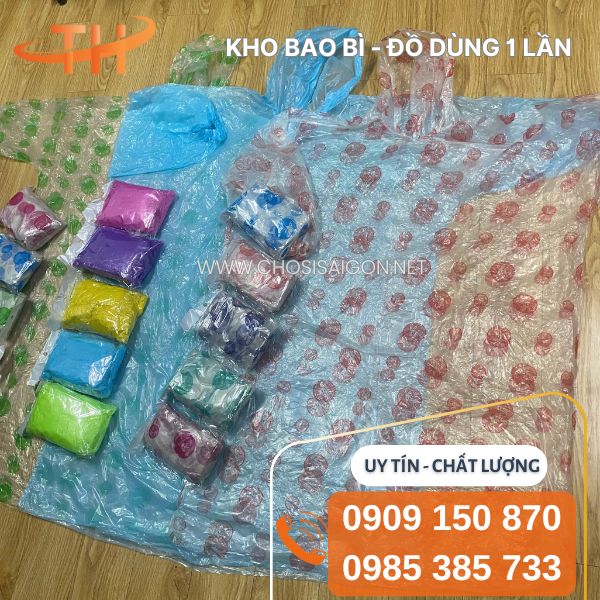 Áo mưa tiện lợi chấm bi lớn đủ màu giá sỉ rẻ