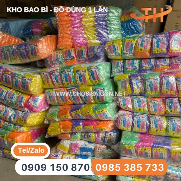 Áo mưa tiện lợi số lượng lớn tại kho Thu Hồng