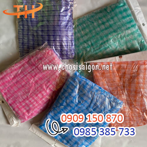 Áo mưa tiện lợi sọc mặc 1 lần giá rẻ