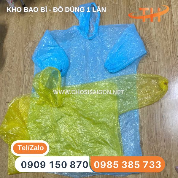 Áo mưa tiện lợi trơn giao sỉ giá rẻ