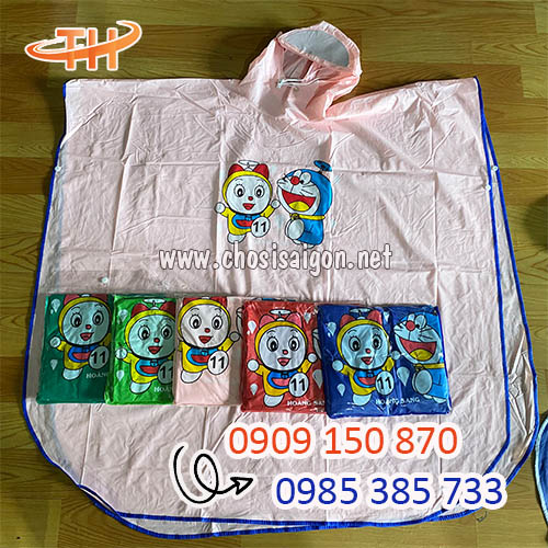 Áo mưa trẻ em in họa tiết đẹp giá rẻ tại HCM
