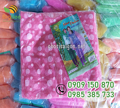 Áo mưa phương tiện chất liệu nilon mỏng giá rẻ nhất