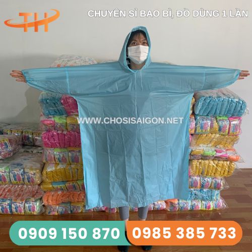 Áo mưa tự hủy dày dặn che mưa tốt