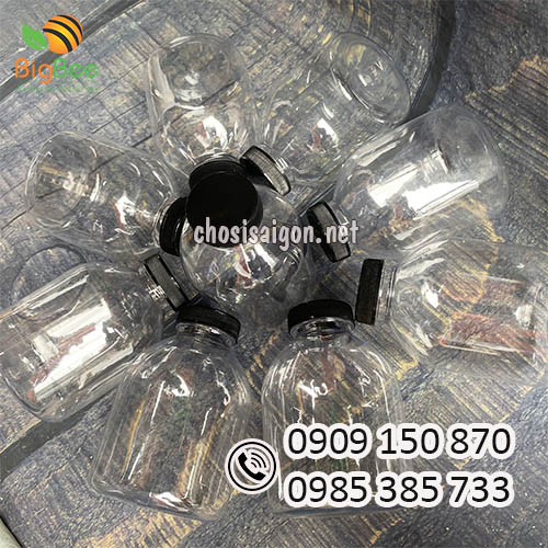 Chai nhựa pet miệng rộng 400ml an toàn, chất lượng sỉ rẻ